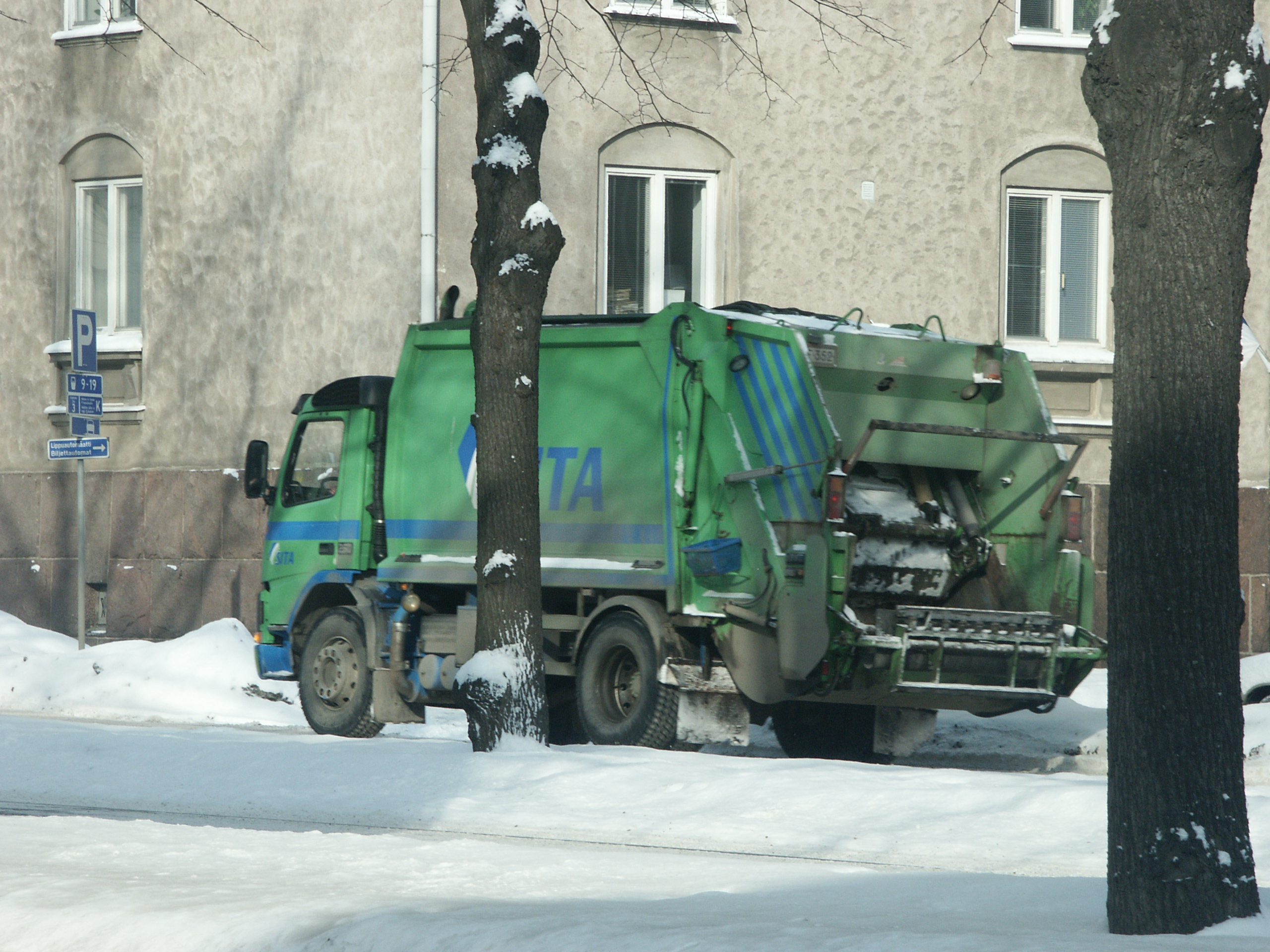 jätehuolto pakkanen
