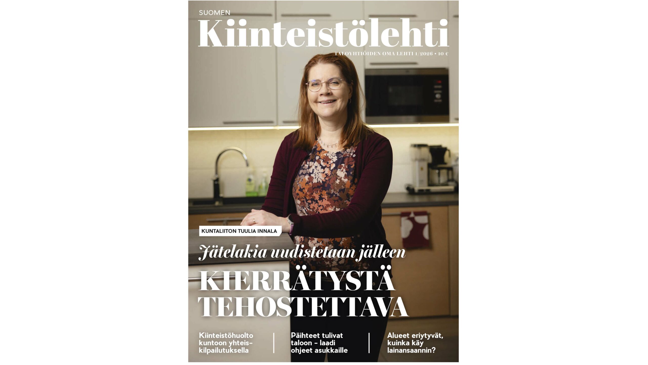 tammikuun kiinteistölehti kierrättää