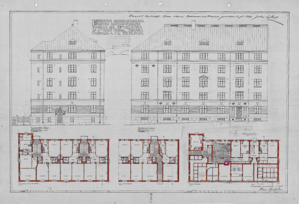 As Oy Tuurepori rakennussuunnitelma